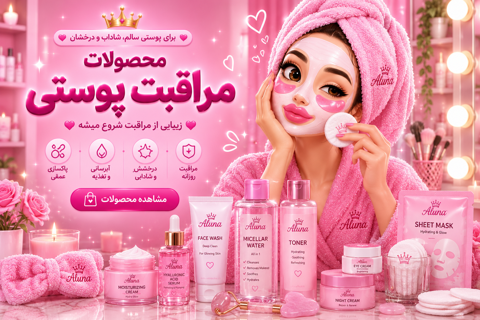 محصولات مراقبت پوستی🎀